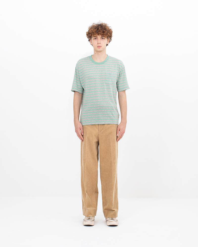JUMBO BORDER TEE S/S (FINE WOOL) | Visvim Official North American